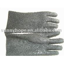 PVC dipped gloves with chips for fishmen